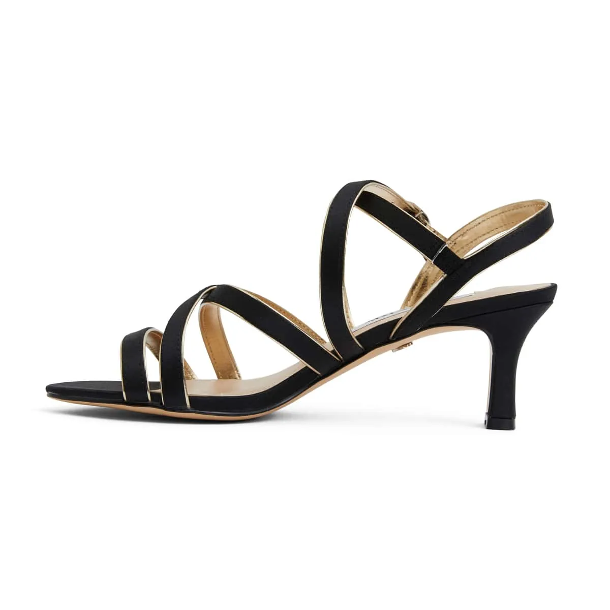 Genaya Heel in Black And Gold