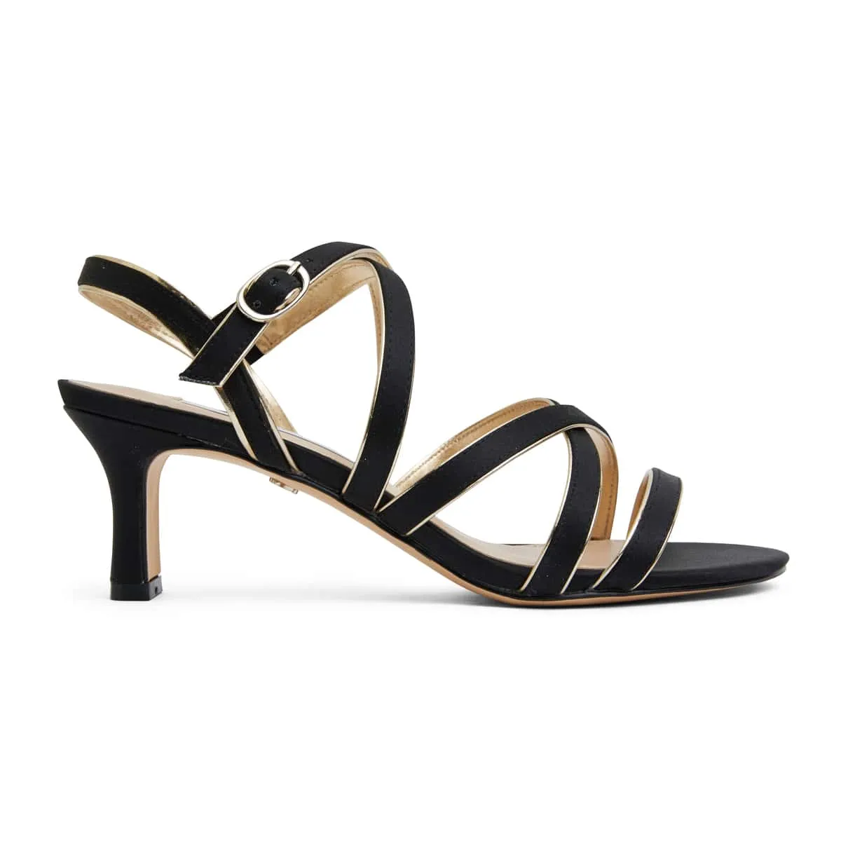 Genaya Heel in Black And Gold