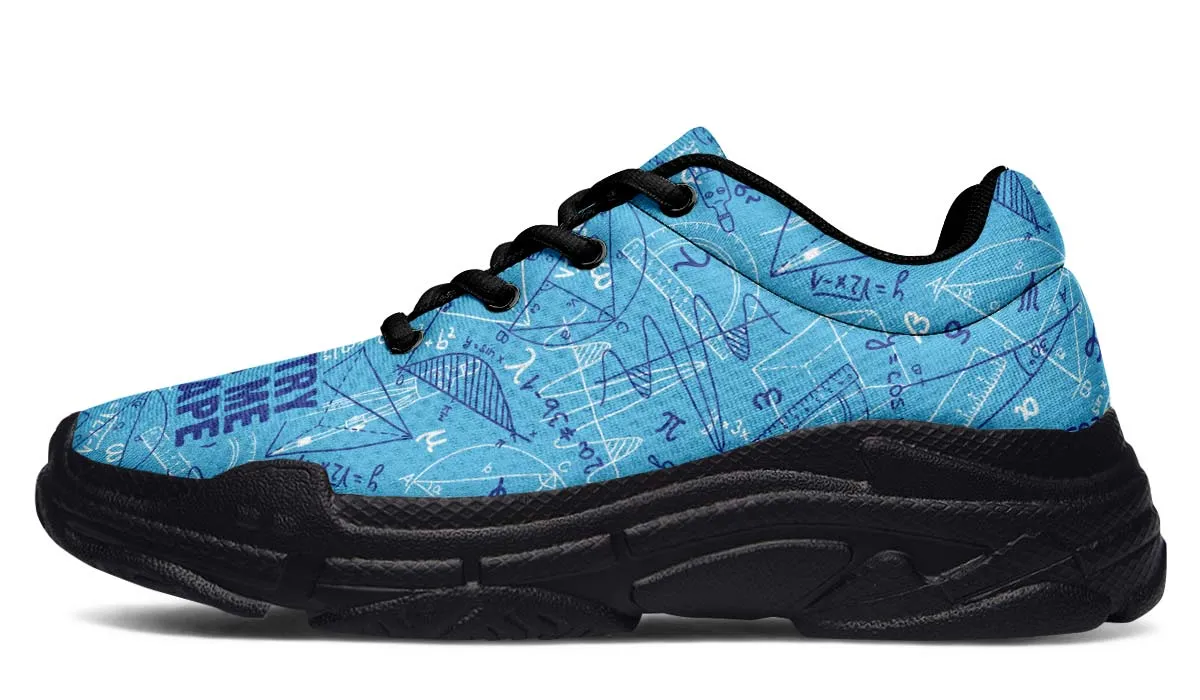 Geometry Shape Chunky Sneakers