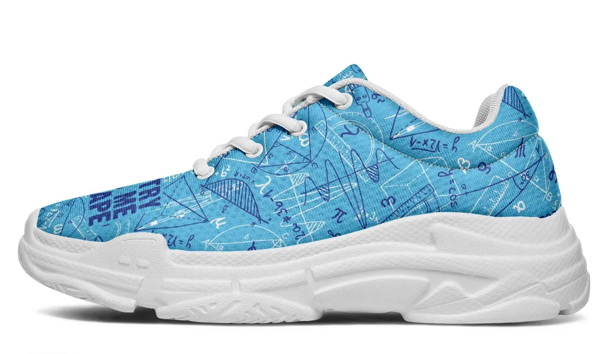 Geometry Shape Chunky Sneakers