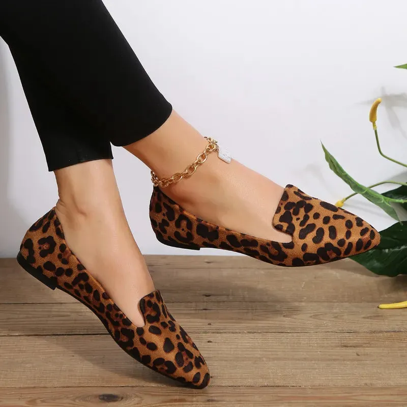 Ivy - Loafers à bouts pointus léopard