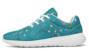 Laboratory Equipment Icons Sneakers
