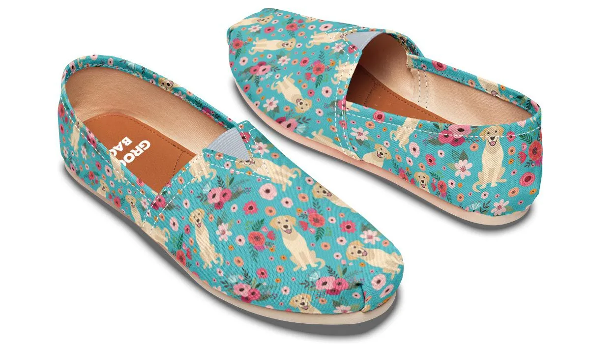 Labrador Flower Casual Shoes