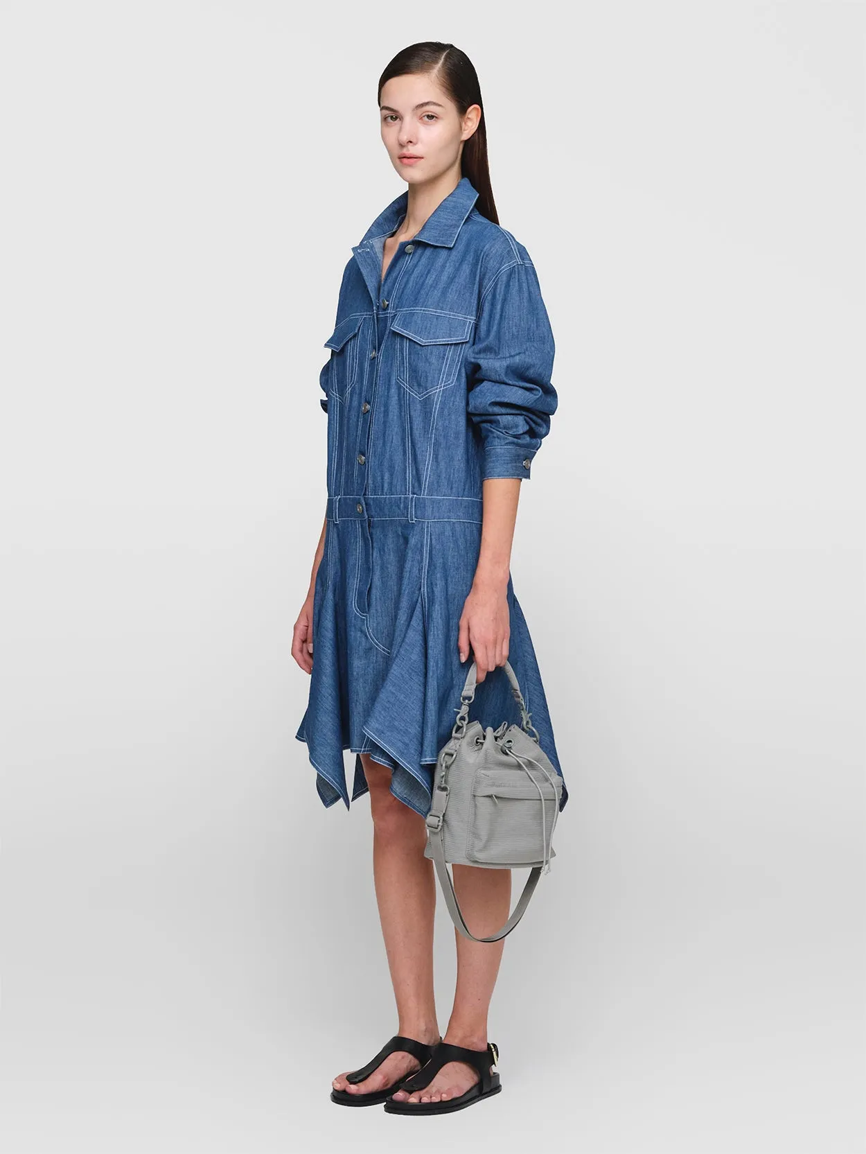 Linen Denim Janet Dress