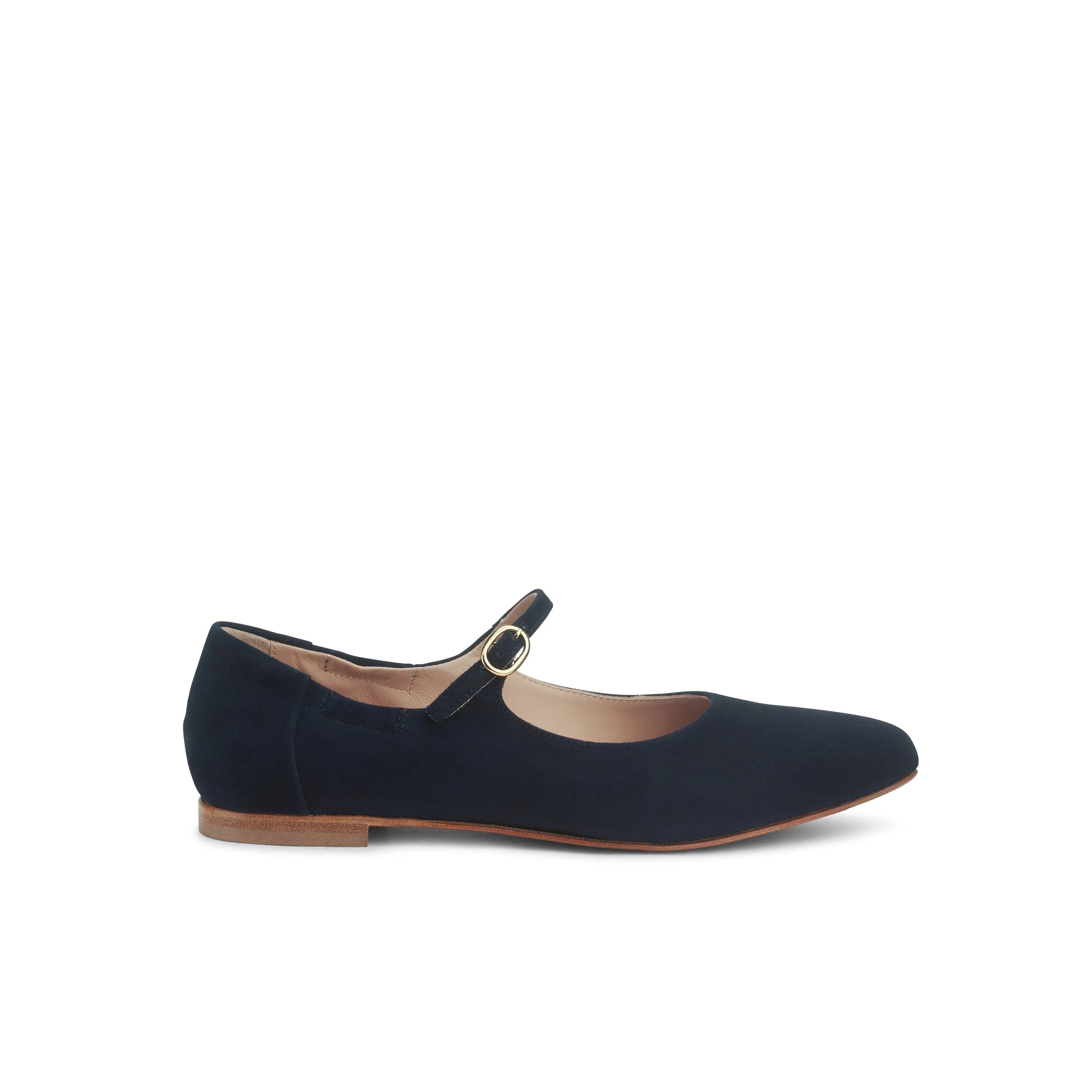 Melia Flexlite Flats Dark Blue