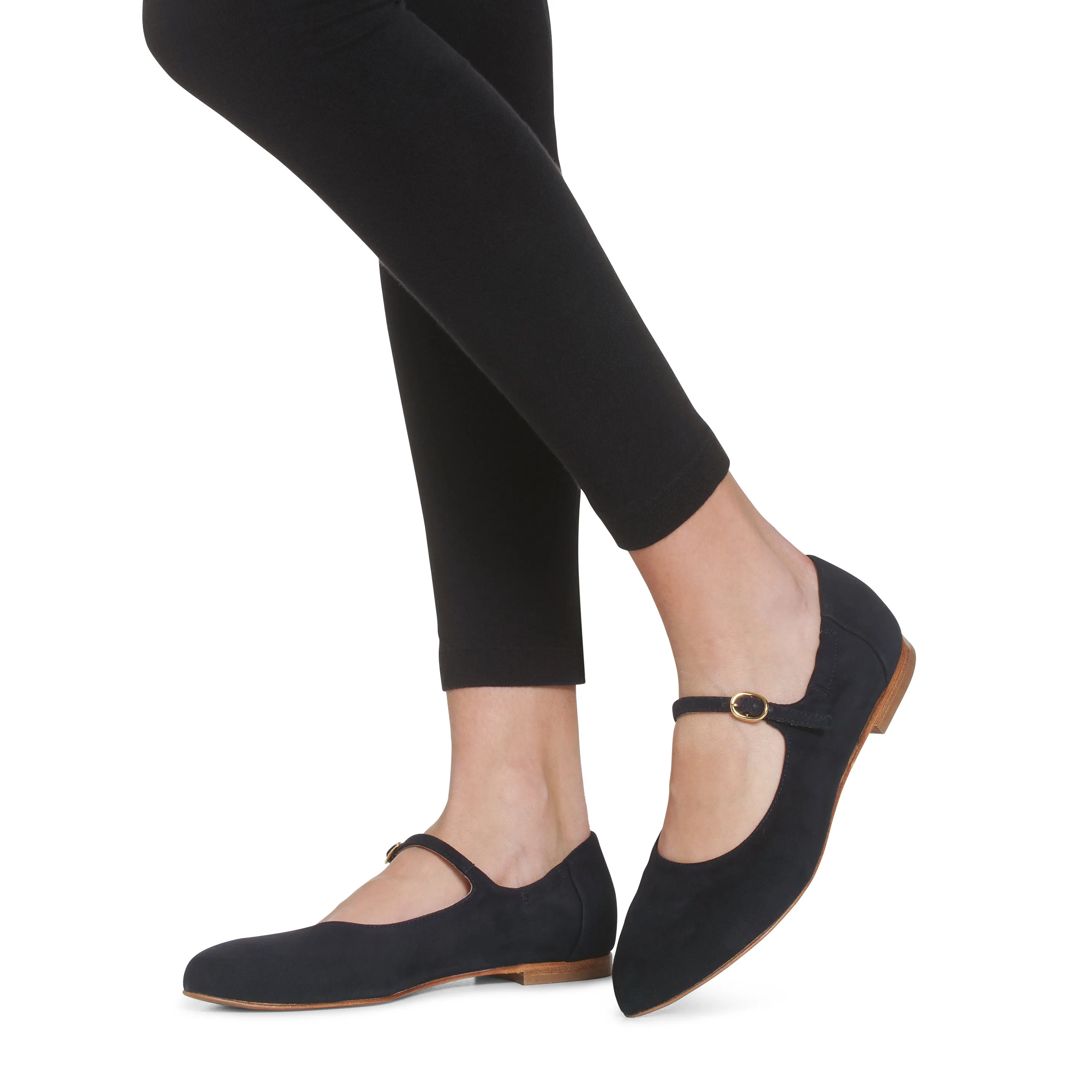 Melia Flexlite Flats Dark Blue