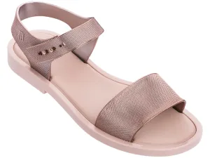 Melissa Mar Chrome AD Pink Rose Flat Sandal For Women