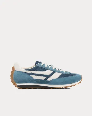 Mick Suede Steel Blue / Amber Low Top Sneakers