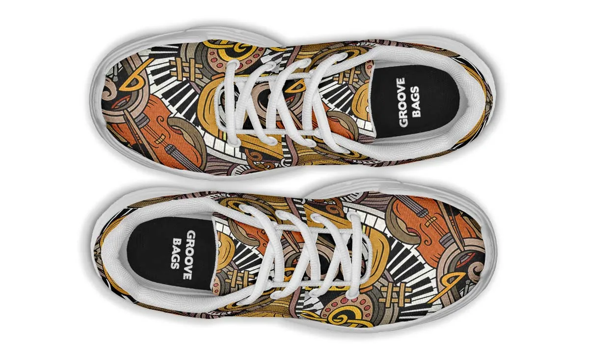 Musical Instruments Chunky Sneakers