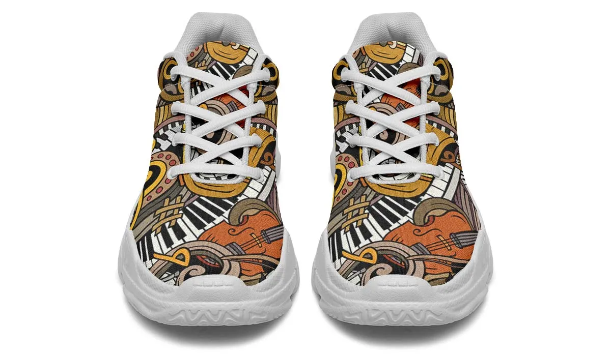 Musical Instruments Chunky Sneakers