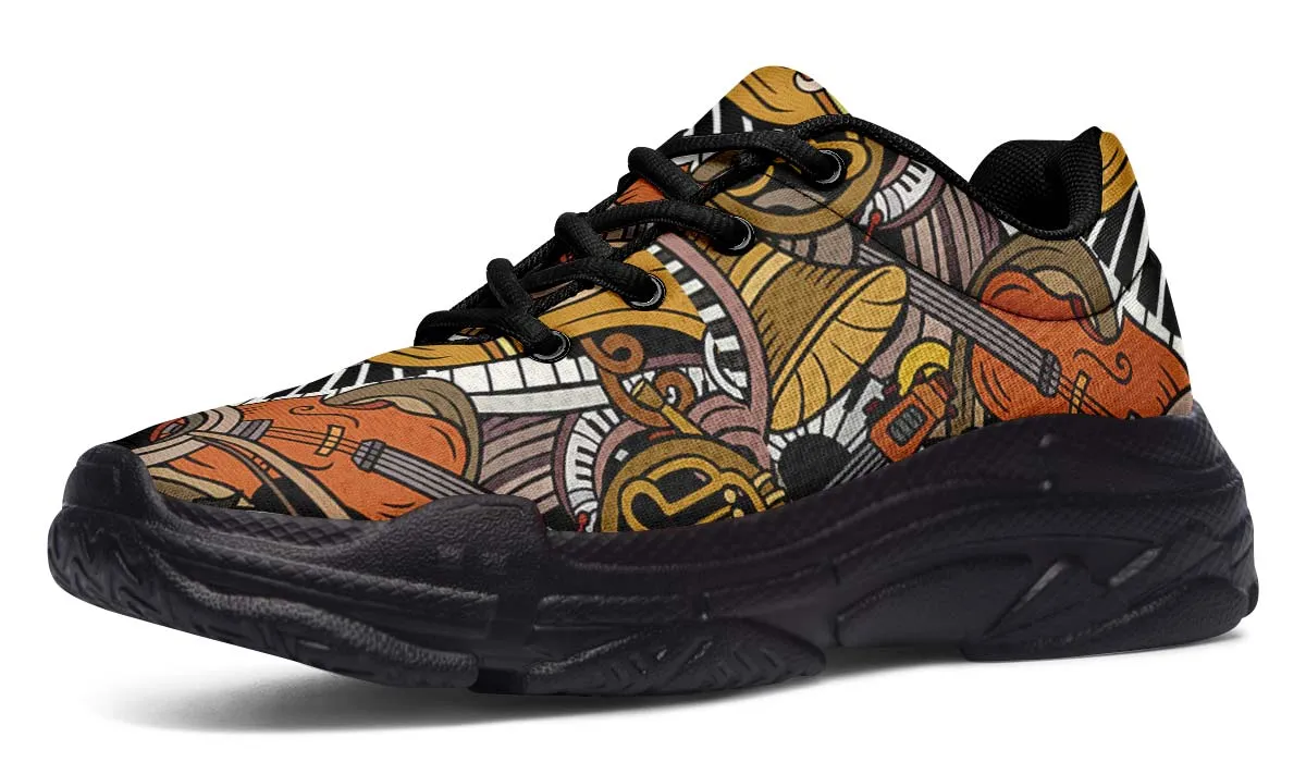 Musical Instruments Chunky Sneakers