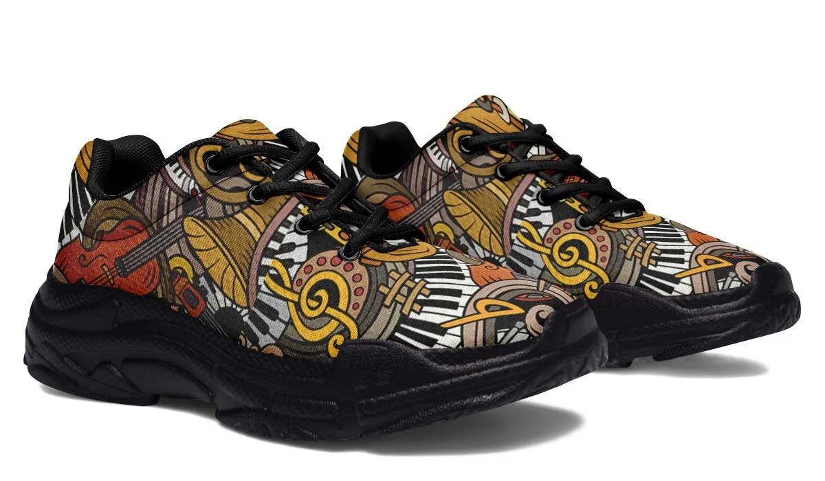 Musical Instruments Chunky Sneakers