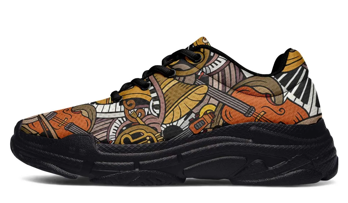 Musical Instruments Chunky Sneakers
