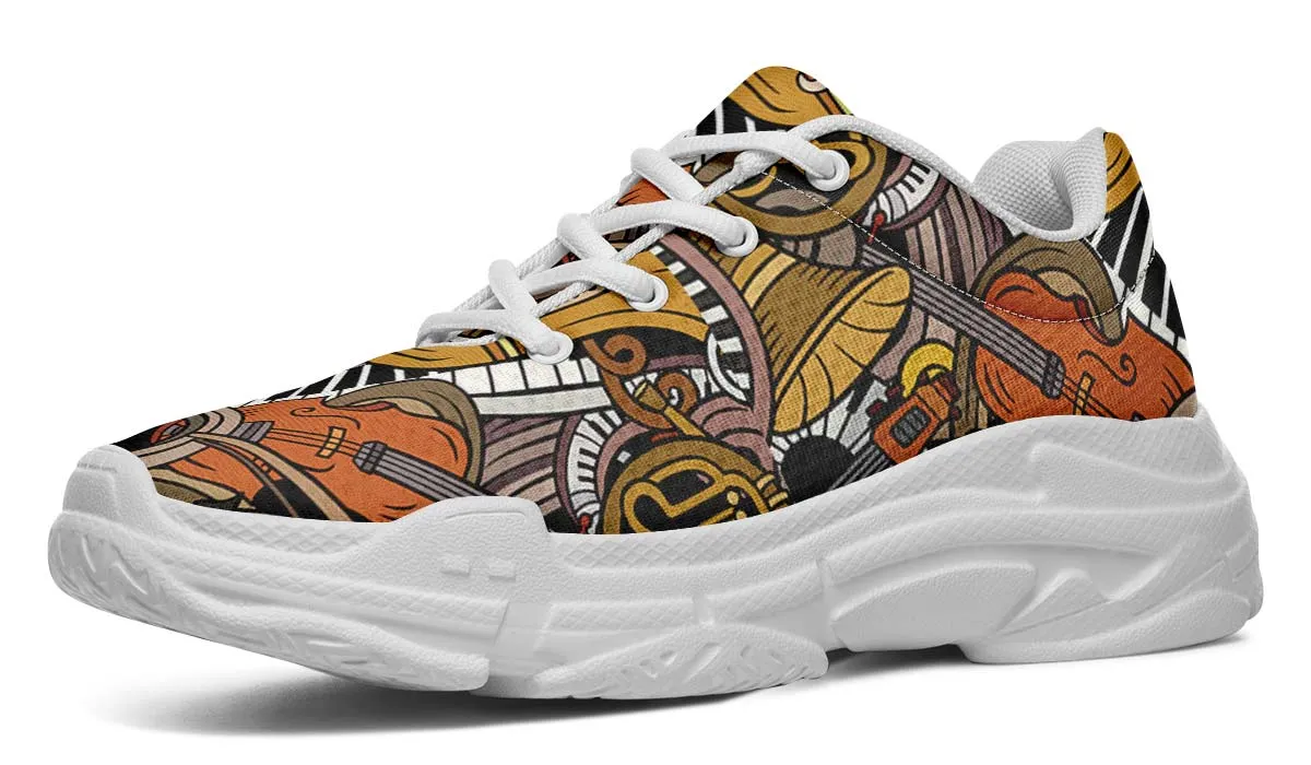 Musical Instruments Chunky Sneakers