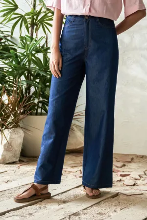 Onyx Blue Denim Pants