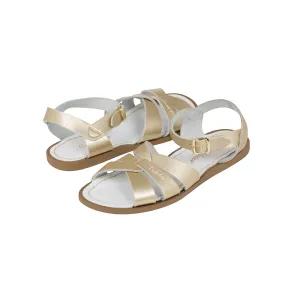 Original Sandals in Gold by Salt-Water - Last Ones In Stock - SS 5-8 / EUR 22-24