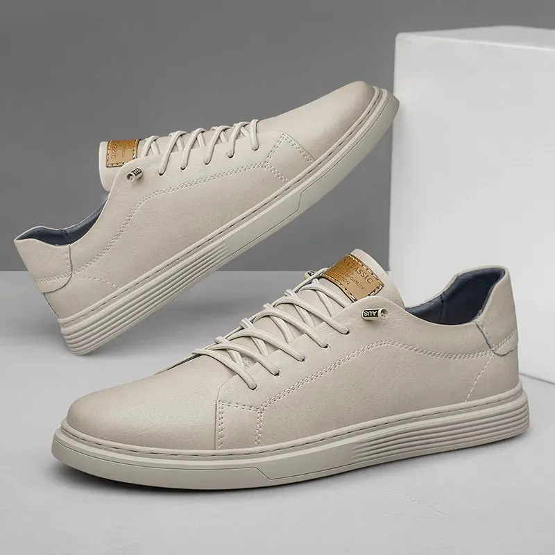 OXFORDS - GENUINE LEATHER SNEAKERS
