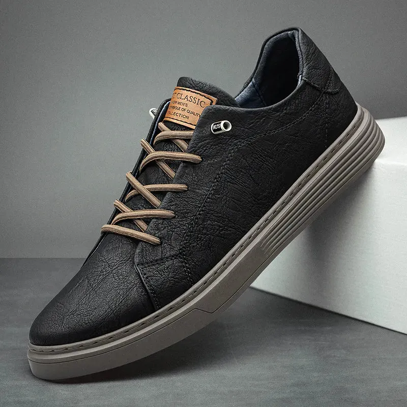 OXFORDS - GENUINE LEATHER SNEAKERS