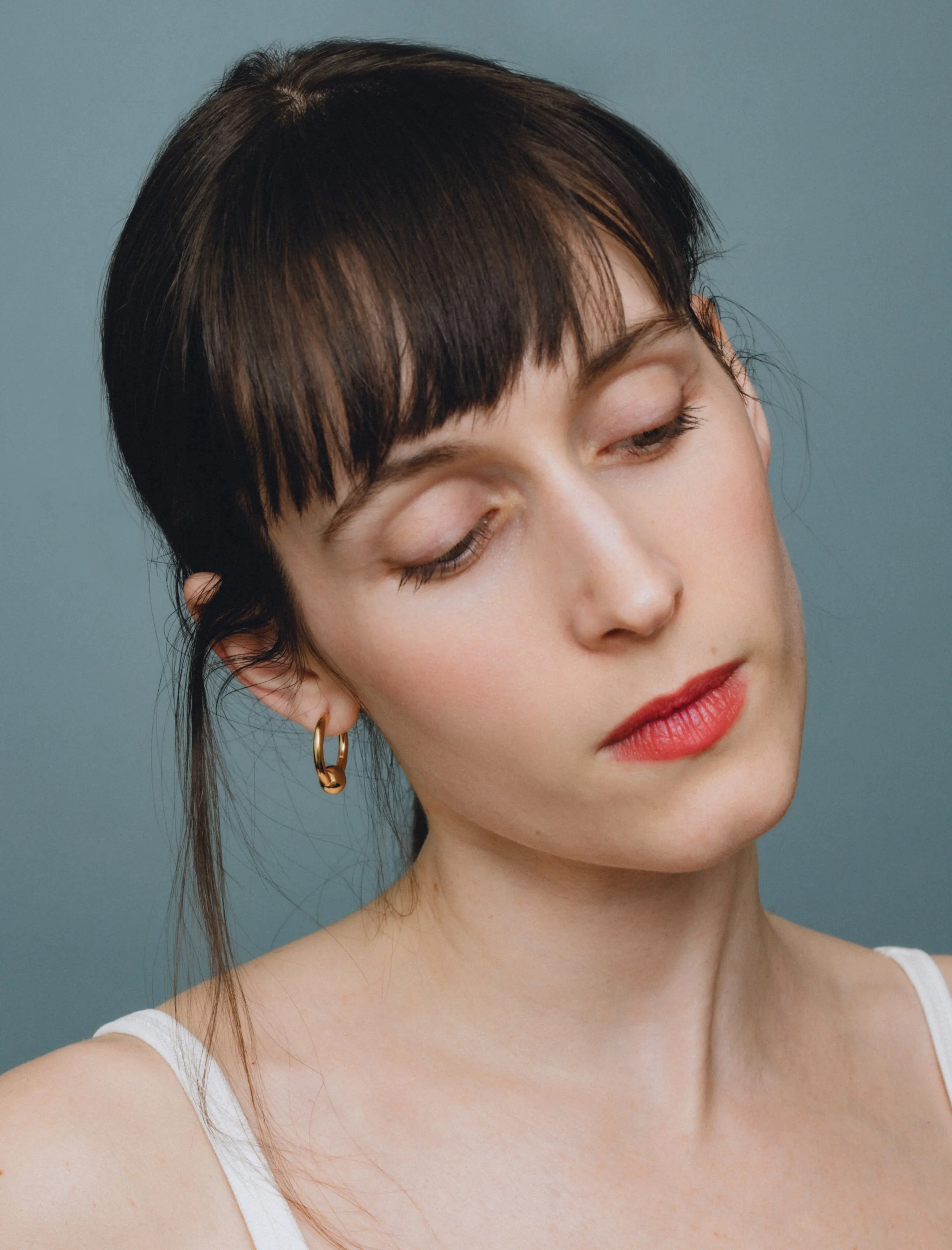 Pearl Earrings Polished Vermeil