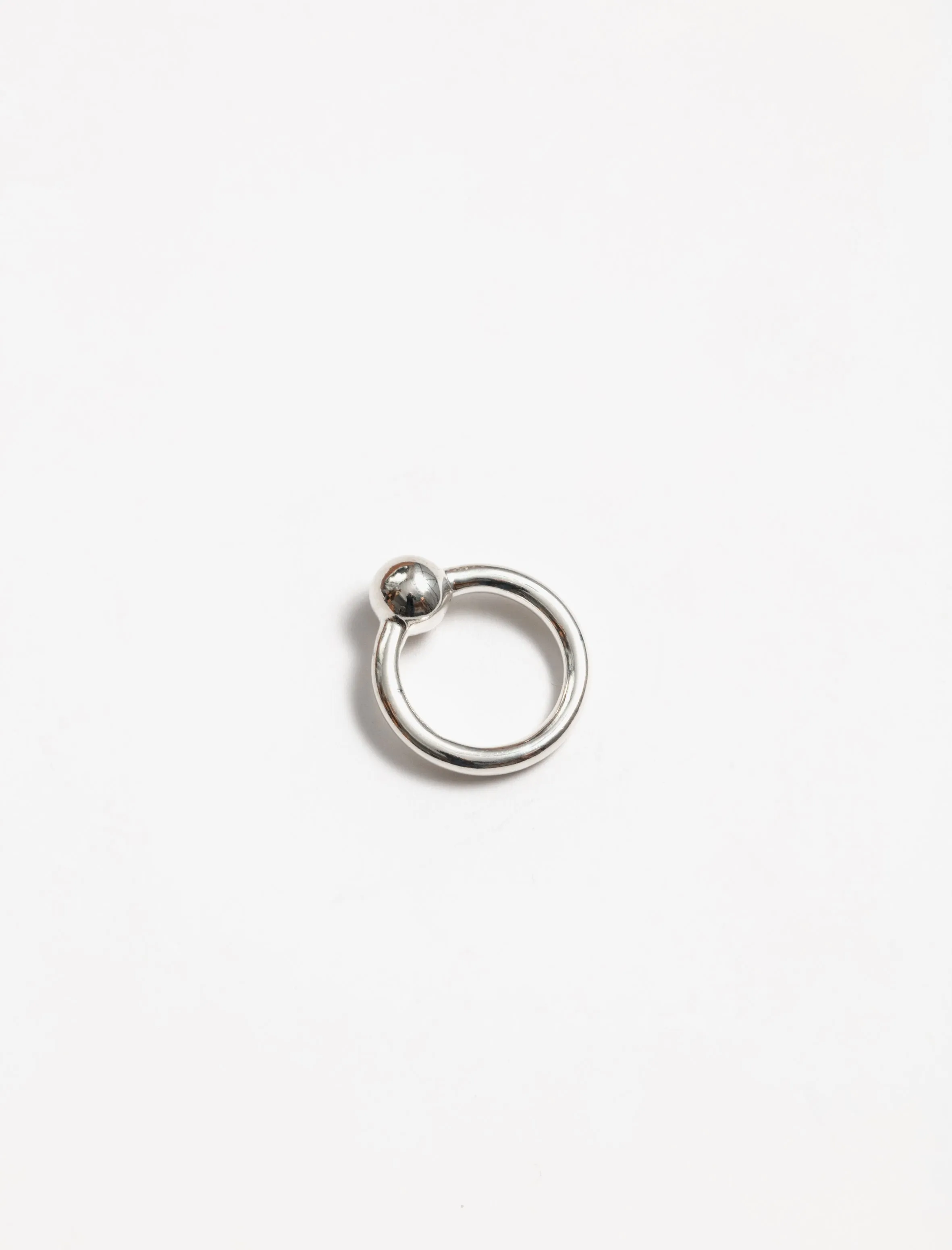 Pearl Ring Polished Silver