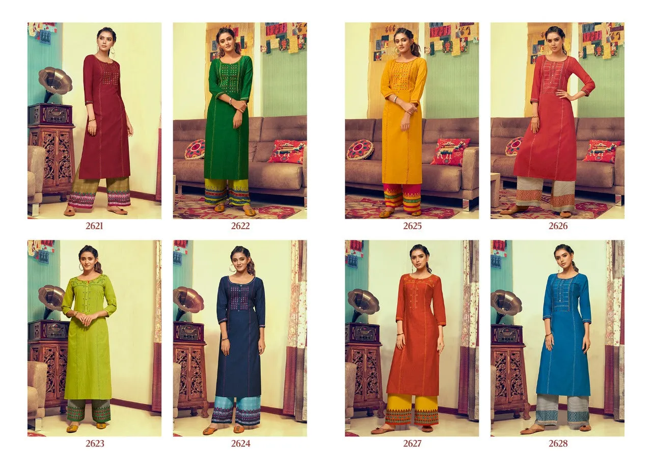 Rangoon Presents Pick Up Cotton Casual Wear Kurtis Collection
