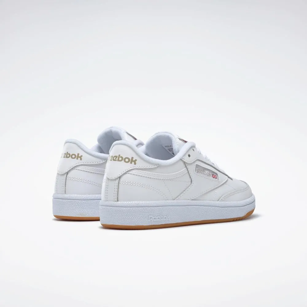 Reebok Footwear Women Club C 85 Shoes WHT/LIGHT GRY/GUM