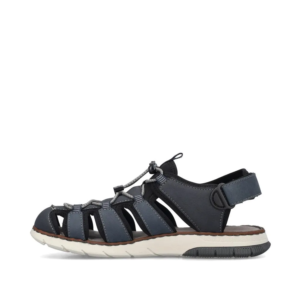 Rieker Mens Sandal 25246-14 Blue