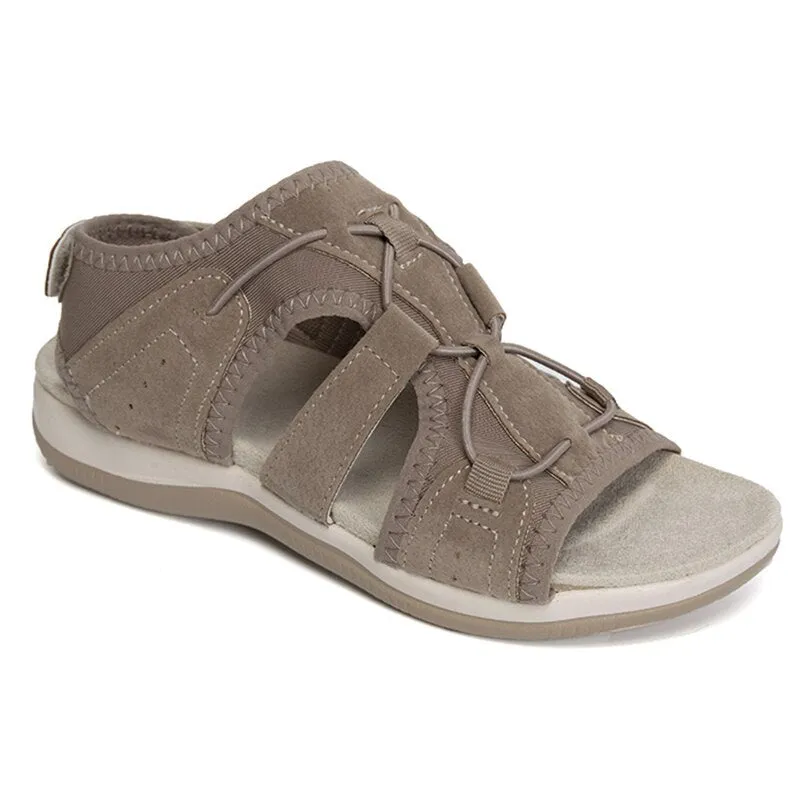 Rimocy Women's Sandals  New Hook Loop Platform Flat Heels Sandals Woman Comfortable Soft Bottom Non-slip Sandalias De Mujer