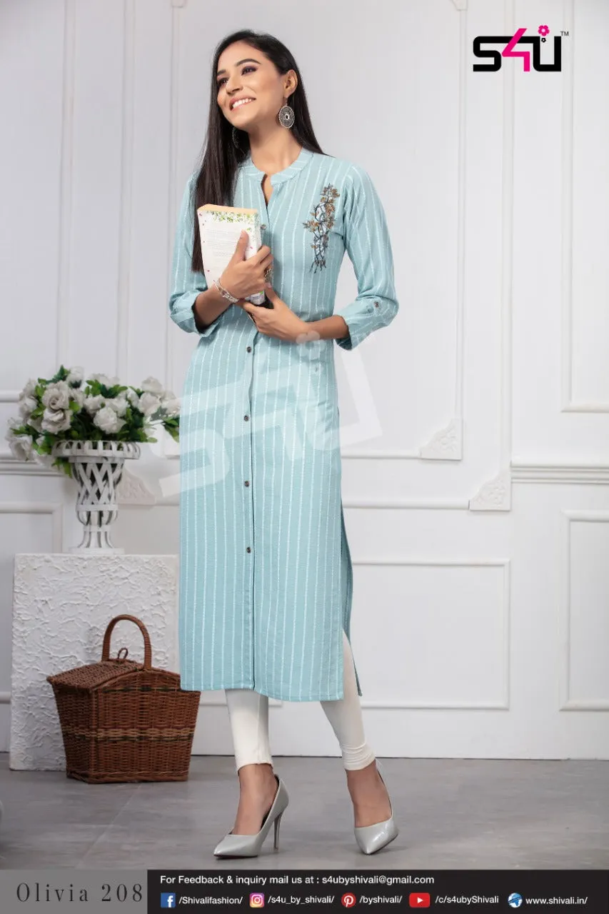 S4U Shivali Olivia Vol 2 Fancy Casual Wear Kurti Collection
