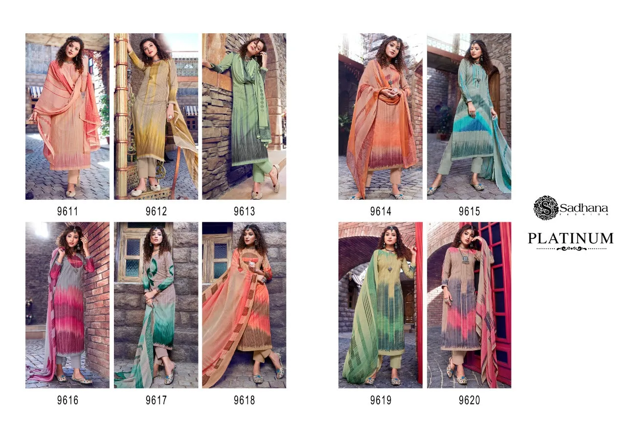Sadhana Fashion Platinum Cotton Printed Casual Wear Salwar Suits