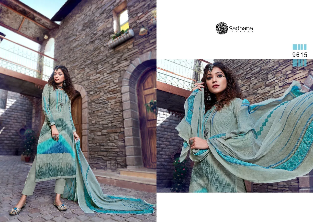 Sadhana Fashion Platinum Cotton Printed Casual Wear Salwar Suits