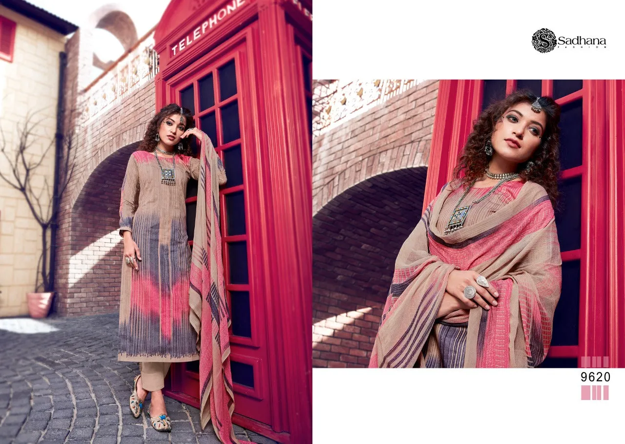 Sadhana Fashion Platinum Cotton Printed Casual Wear Salwar Suits