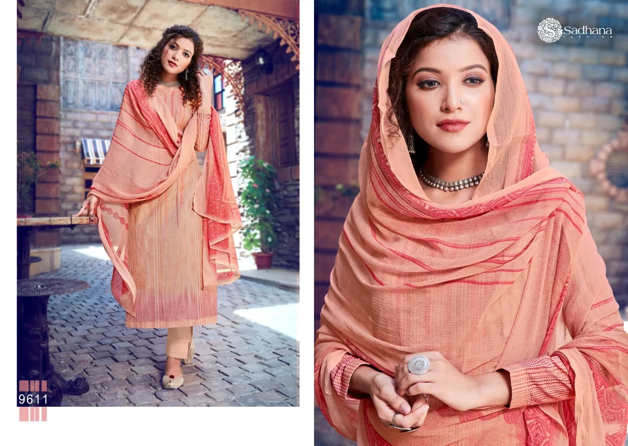 Sadhana Fashion Platinum Cotton Printed Casual Wear Salwar Suits