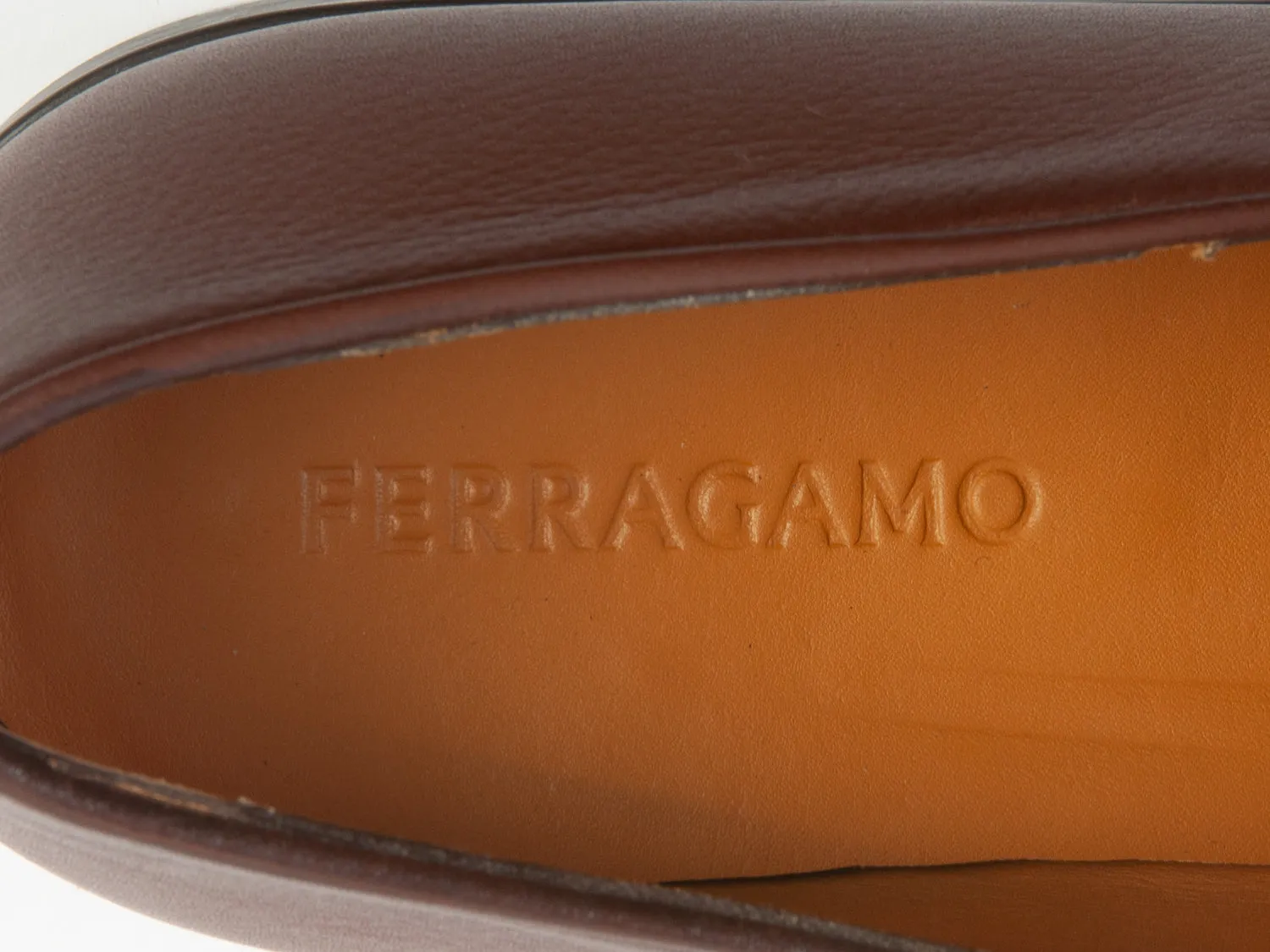 Salvatore Ferragamo NIB Cocoa Brown Calf Leather Desio Loafers