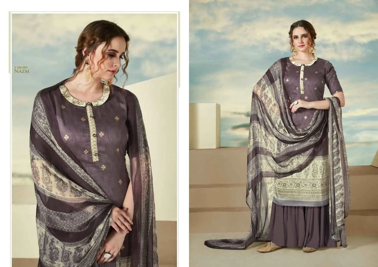 Sargam Prints Nazm Pure Pashmina Casual Wear Salwar Suit