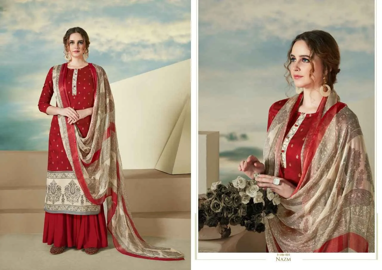 Sargam Prints Nazm Pure Pashmina Casual Wear Salwar Suit
