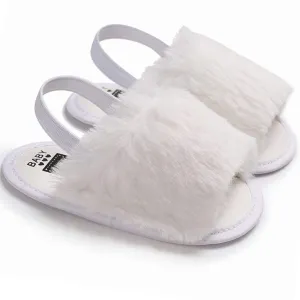 Sling Back Scuffs White
