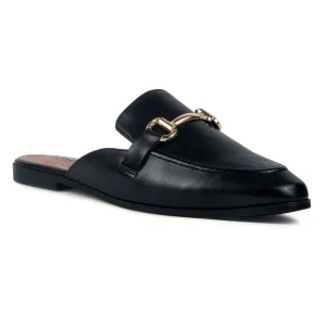 Smart Horsebit Mule in Black