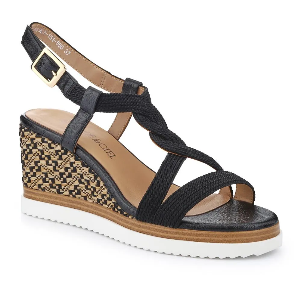Smart Wedge-Heeled Sandals - SINO41502 / 327 595
