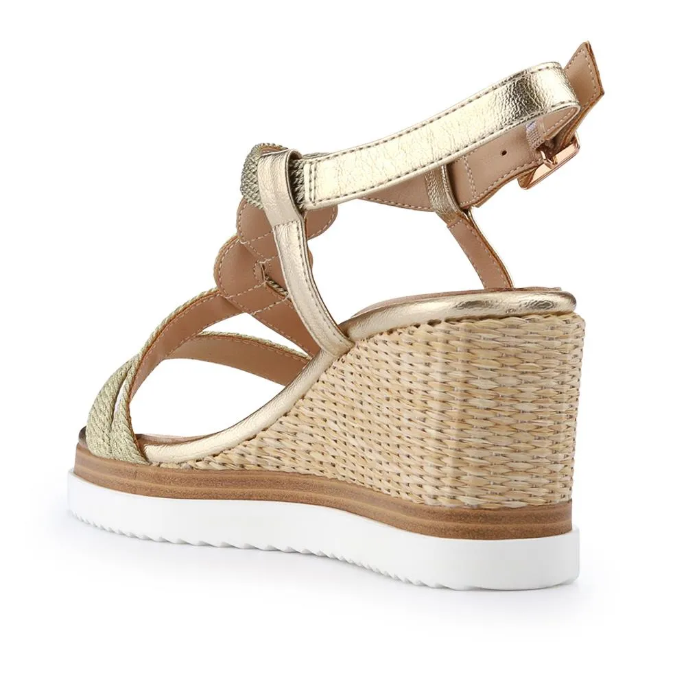 Smart Wedge-Heeled Sandals - SINO41502 / 327 595