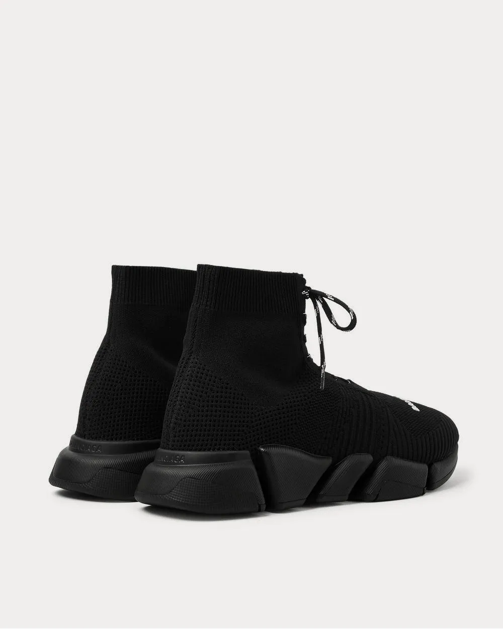 Speed 2.0 Stretch-Knit  Black high top sneakers