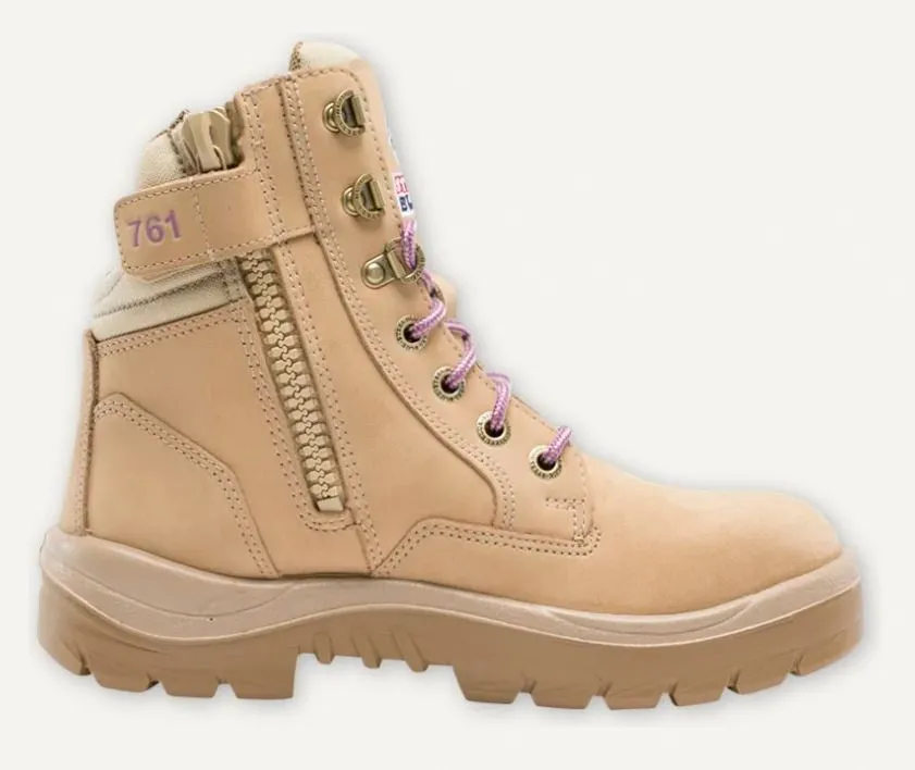 STEEL BLUE 522761 LADIES SOUTHERN CROSS SAFETY BOOTS-ZIP