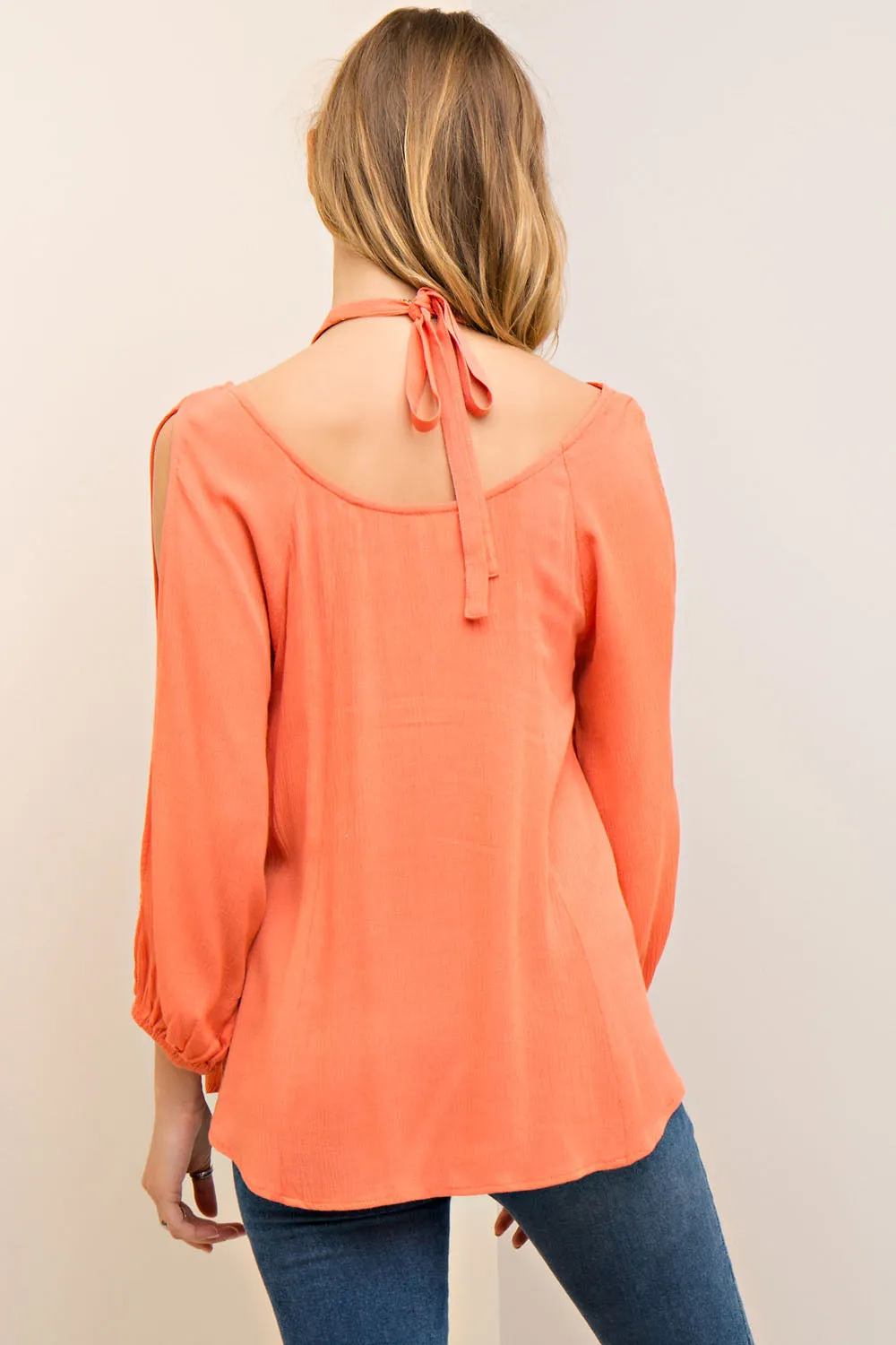Take a Peek Cold Shoulder Top