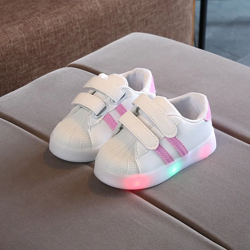 Toddler Glowing Shoes Kids Led Breathable Shoes