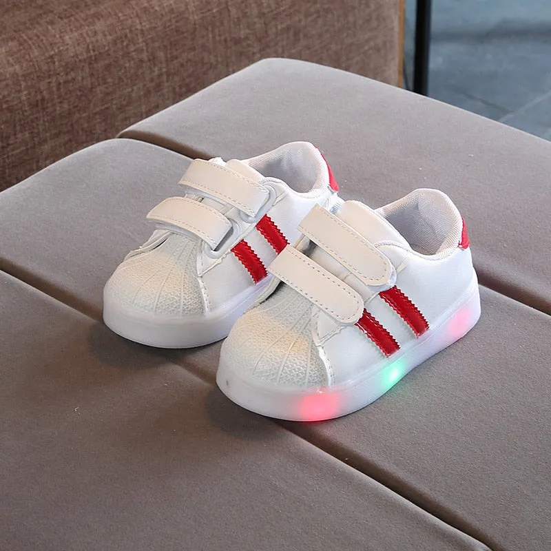 Toddler Glowing Shoes Kids Led Breathable Shoes