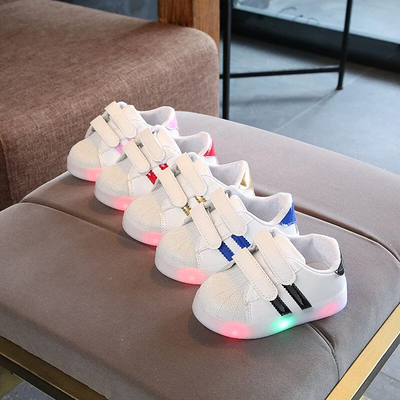 Toddler Glowing Shoes Kids Led Breathable Shoes