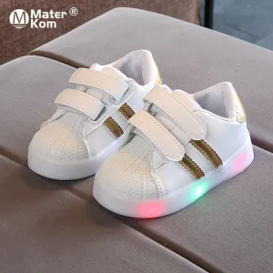 Toddler Glowing Shoes Kids Led Breathable Shoes