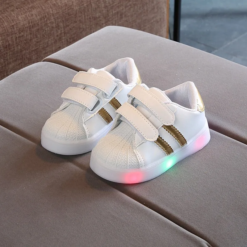 Toddler Glowing Shoes Kids Led Breathable Shoes