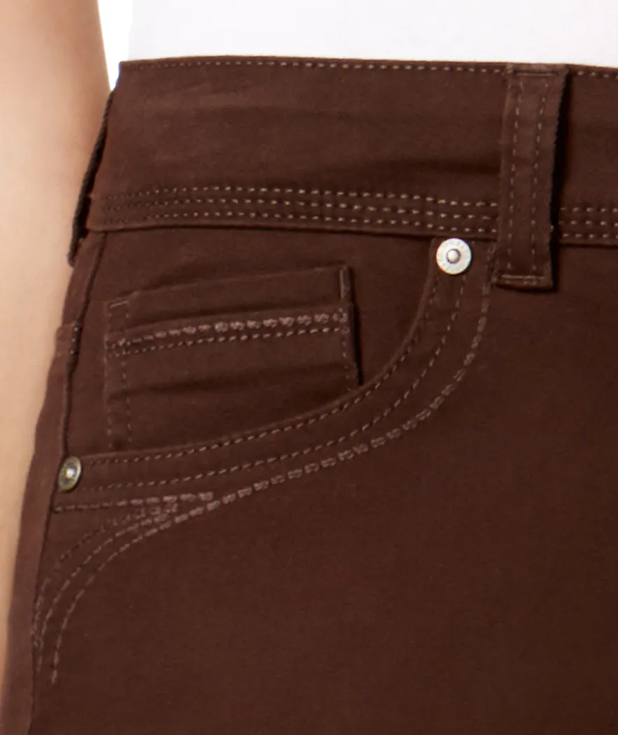 Tummy-Control Straight-Leg Jeans