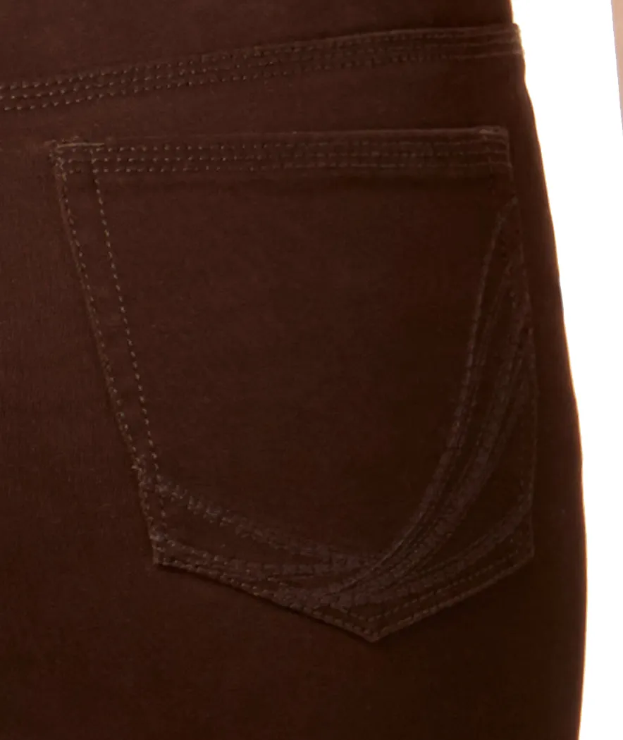 Tummy-Control Straight-Leg Jeans